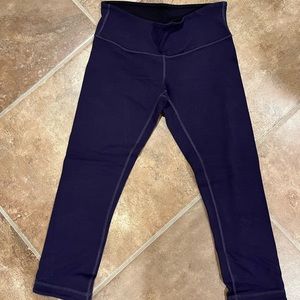 Lulu lemon reversible cropped leggings